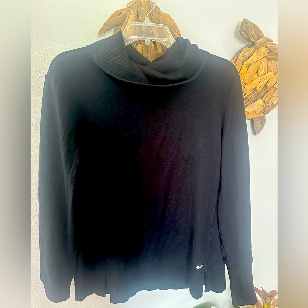 Black Cowl Neck Sweater